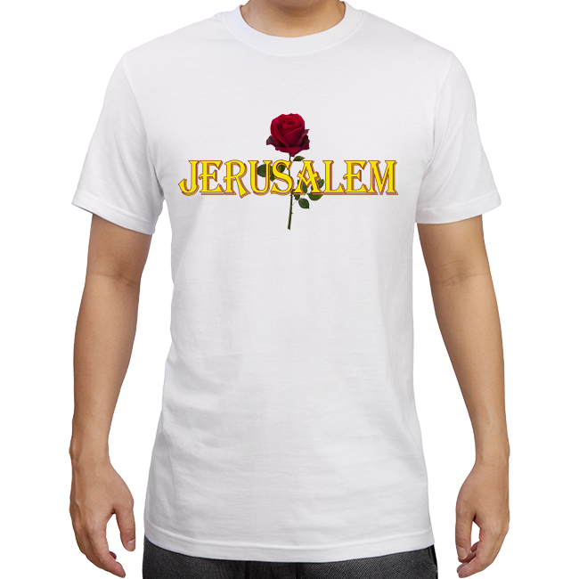 T-Shirt mit Jerusalem Rose 